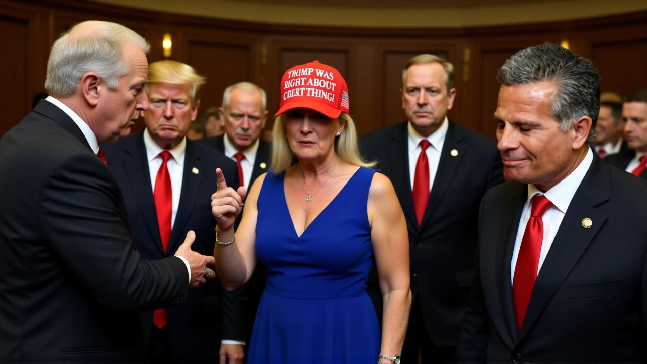 Trump Calls Marjorie Taylor Greene a 'Traitor' After She Announces Congressional Resignation